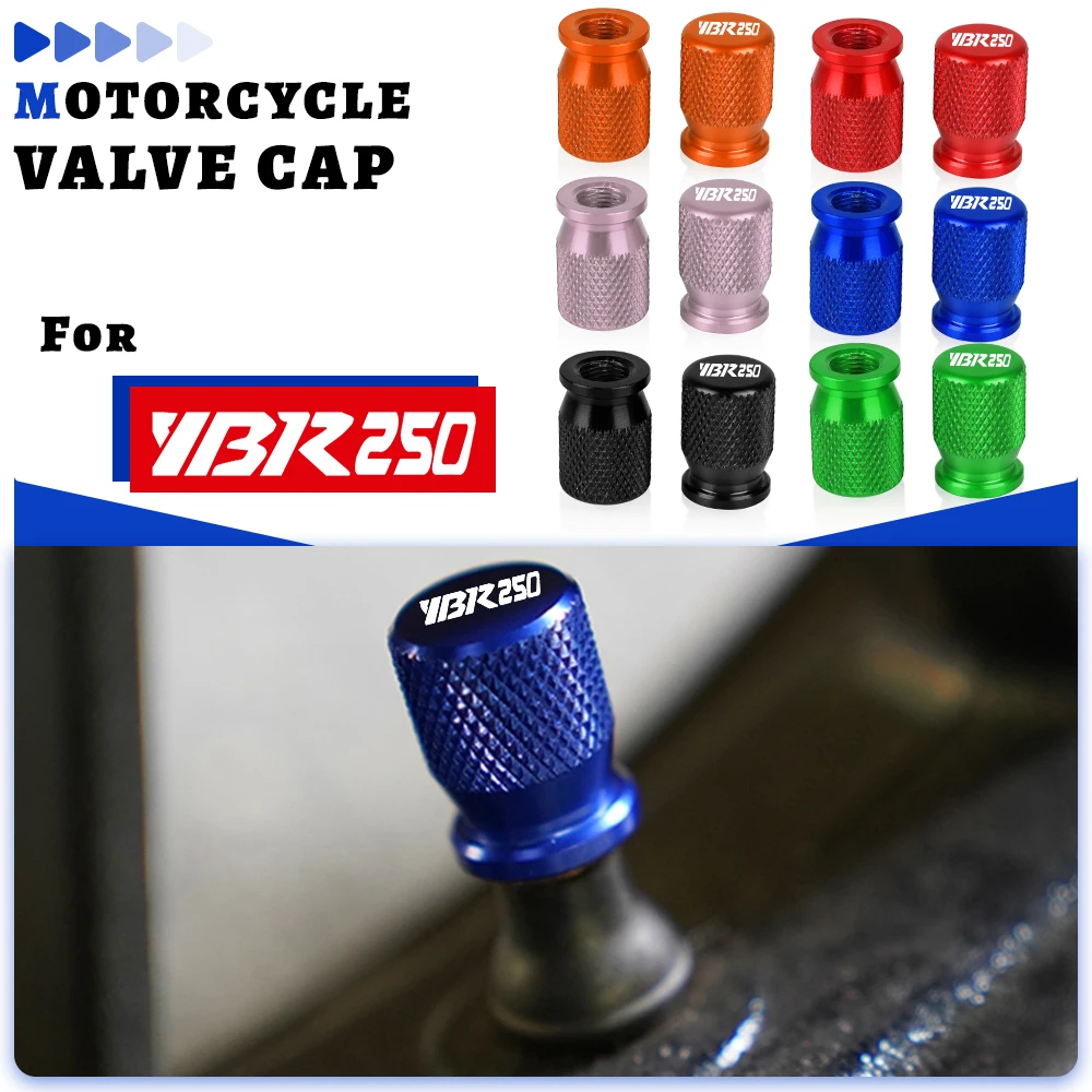 

Для YAMAHA YBR 125 250 2005-2014 2013 колеса автомобиля с ЧПУ, колпачки для штока клапана, универсальные аксессуары для мотоциклов YBR250