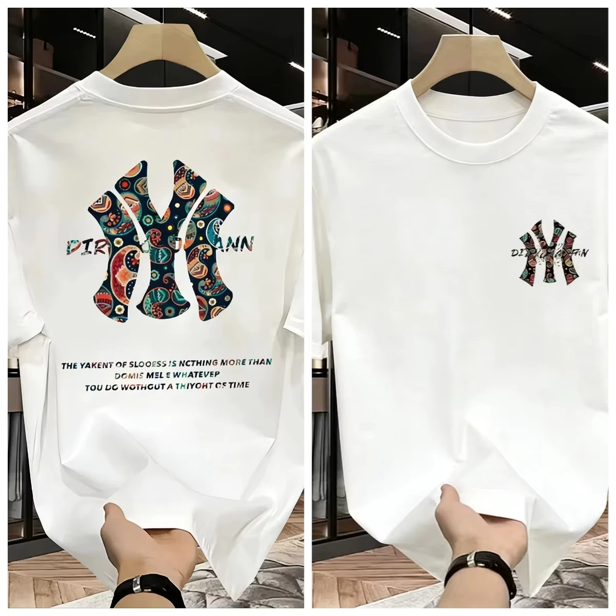 2026 Men's and Women's Summer Printed T-Shirt - High-quality, Casual and Versatile Fashionable and Relaxed Style T-shirt