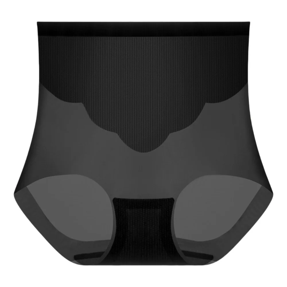 Taille haute mince glace soie culotte ventre contractant Shapewear post-partum corps Shaper soie entrejambe ventre contrôle sous-vêtements