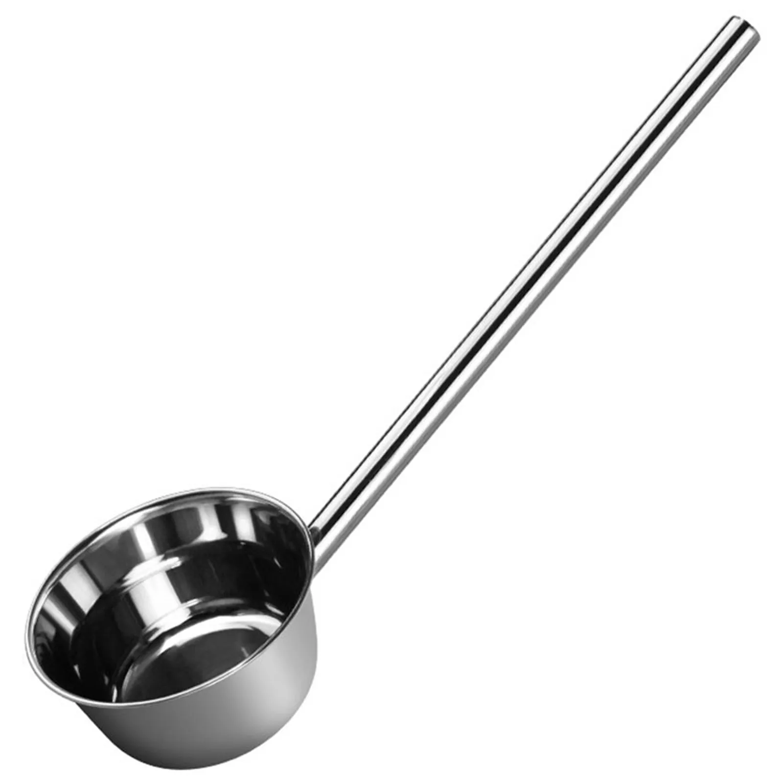 

1Pcs Stainless Steel Water Ladle Extra Long Handle Heavy Duty Bailer for Kitchen Soup Cooking Stirring Household Garden Use