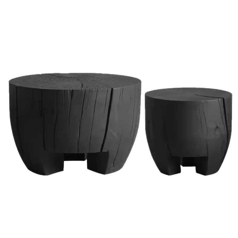 

Wabi-sabi, black, wooden pier, coffee table, living room, home, modern, simple