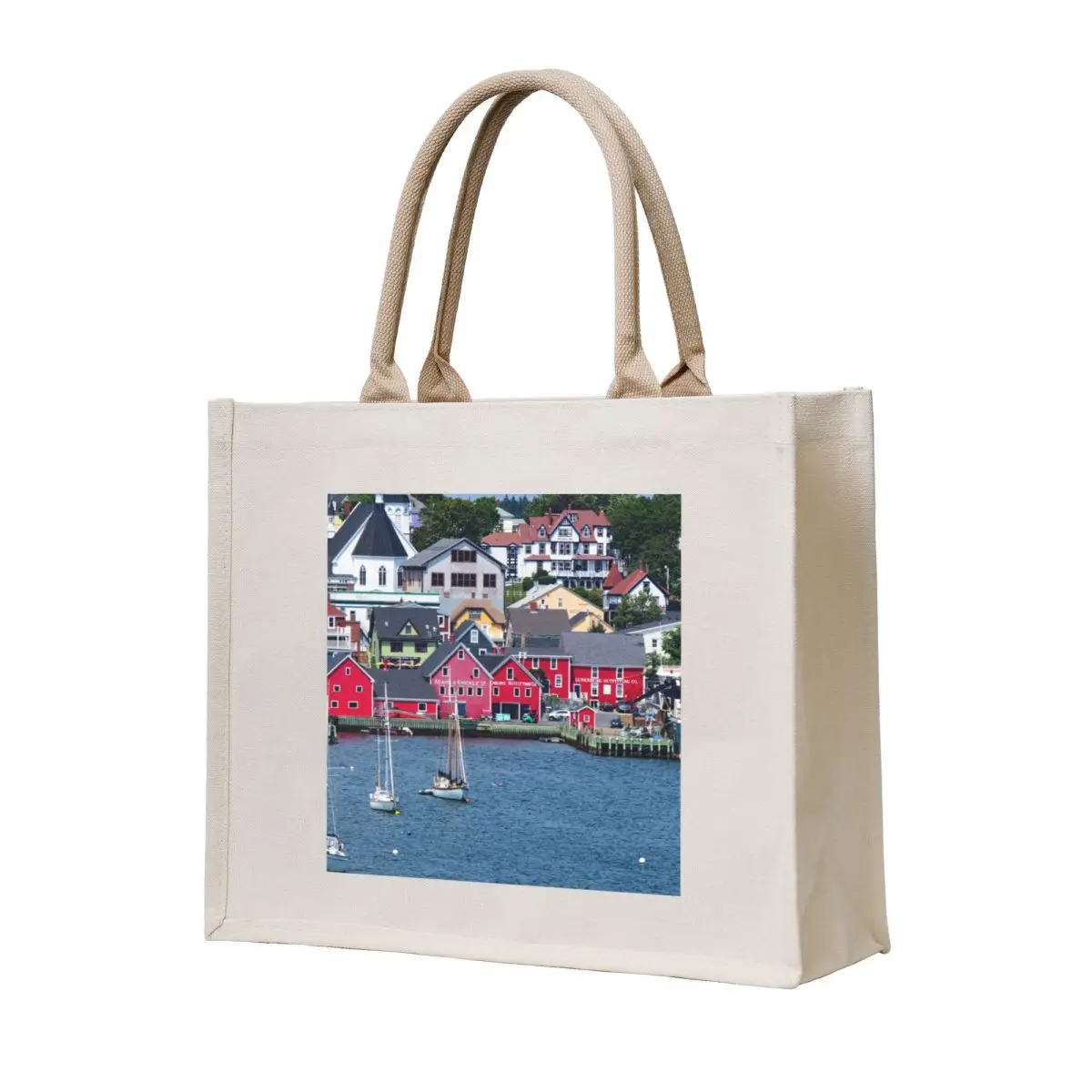 

Lunenburg, Nova Scotia Tote Bag cute pouch bag Shopping bags eco bag folding reusable shopping