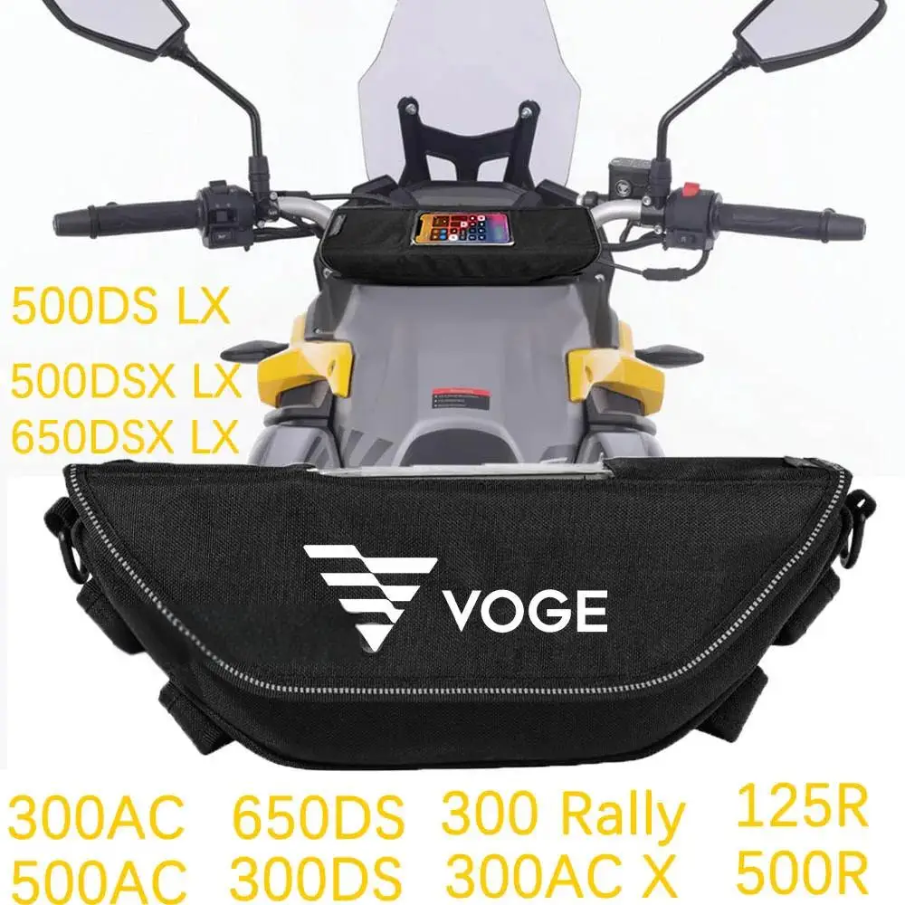 

Для VOGE 300R ER10 DS525X 500R 500DS 650DSX аксессуары для мотоциклов водонепроницаемая и пылезащитная сумка для хранения руля