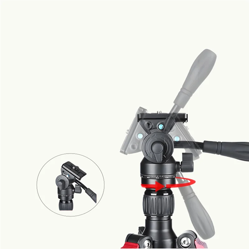 B04b-para estabilização de câmera aprimorada, acessório de tripé gimbal hidráulico, sistema de amortecimento pequeno e leve para tiro estável