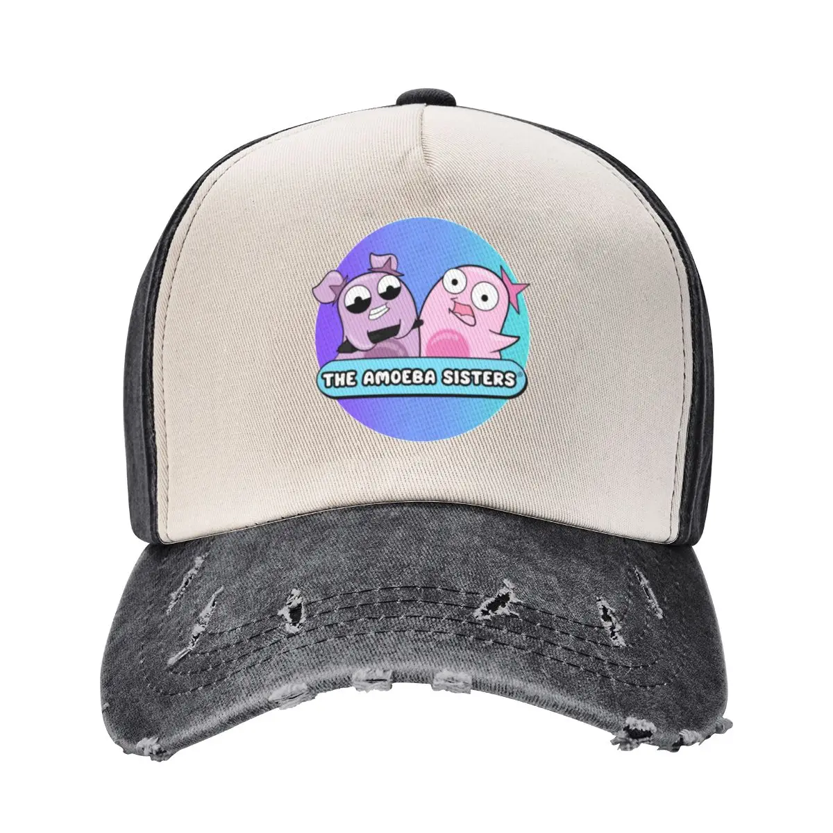 

Amoeba Sisters Logo Baseball Cap summer hat hats on offer Male hat Women's Golf Clothing Men's