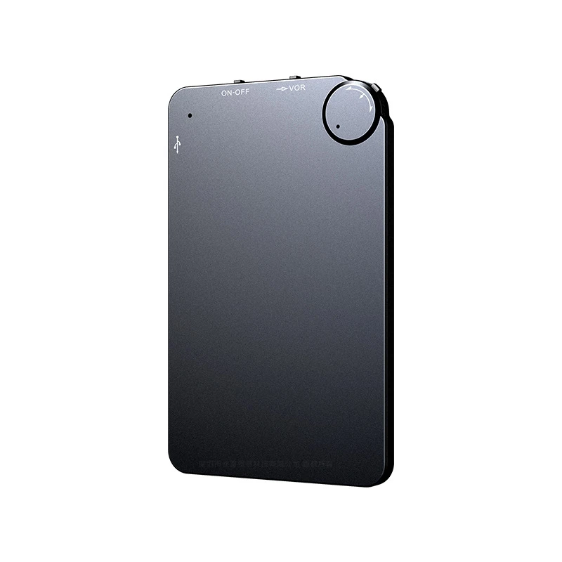 Gravador de Voz Digital Mini K2 em Alumínio, Gravador de Áudio MP3 Portátil Oculto para Reuniões de Negócios, Entrevistas, Presente