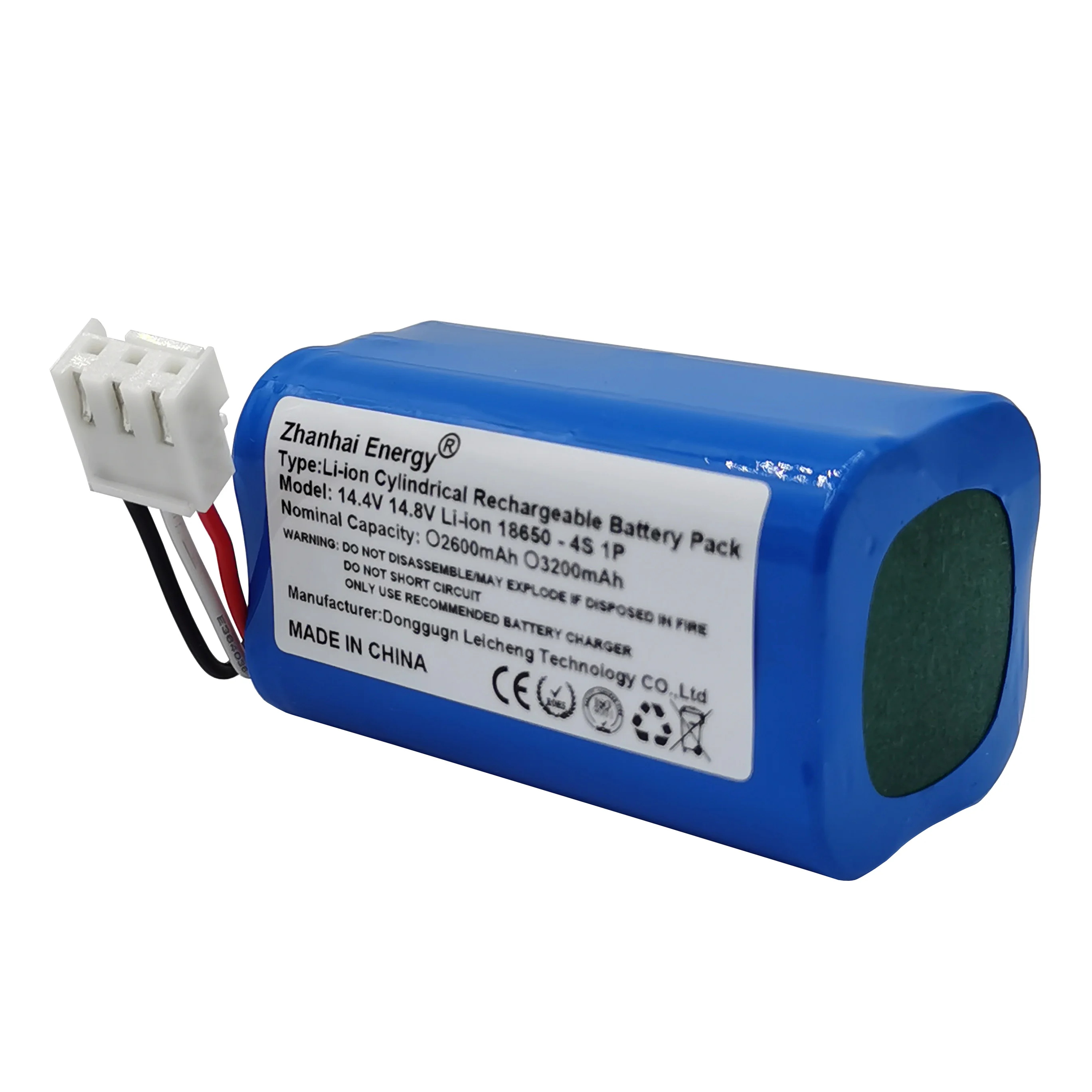 14.4V 14.8V 2600mAh 3200mAh Li-Ion Rechargeable Battery Pack Suitable For Yuri Electric Mop TUJ-MA960 MA990 Wholesale Purchasing