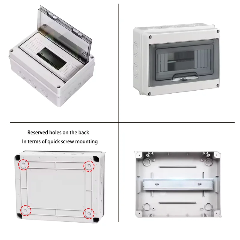 Outdoor IP65 Plastic Waterproof Distribution Box Panel Installation Electrical Junction Box for Secure Wiring Management