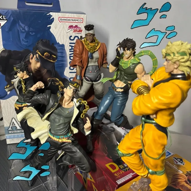 

Bandai Jojo'S Bizarre Adventure Kujō JōTarō Star Platinum Dio Brando The World Hol Horse Anime Figure Model Gift