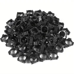 100Pcs 18650 Lithium Battery Holder Plastic Battery Pack Bracket Cylindrical Cell Battery Stand Cell Spacer for DIY Fixed Batte