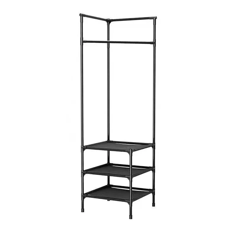 

Floor Corner Rack Coats Page Hangers Children Room Rack Home Furniture Floor Stand Clothes Wearing for Clothes Standing Foldable