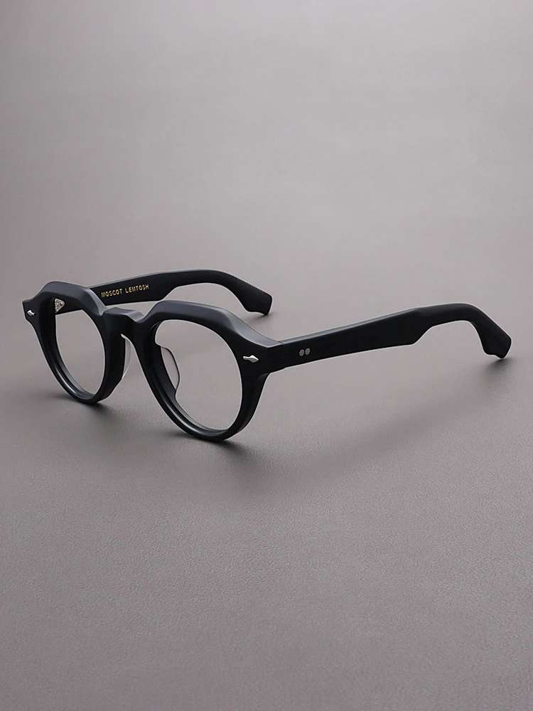 moscot-lemtosh-durable-matte-black-frame-glasses-for-nearsightedness-wooden-material-resistant-to-wear-and-tear-unisex-style