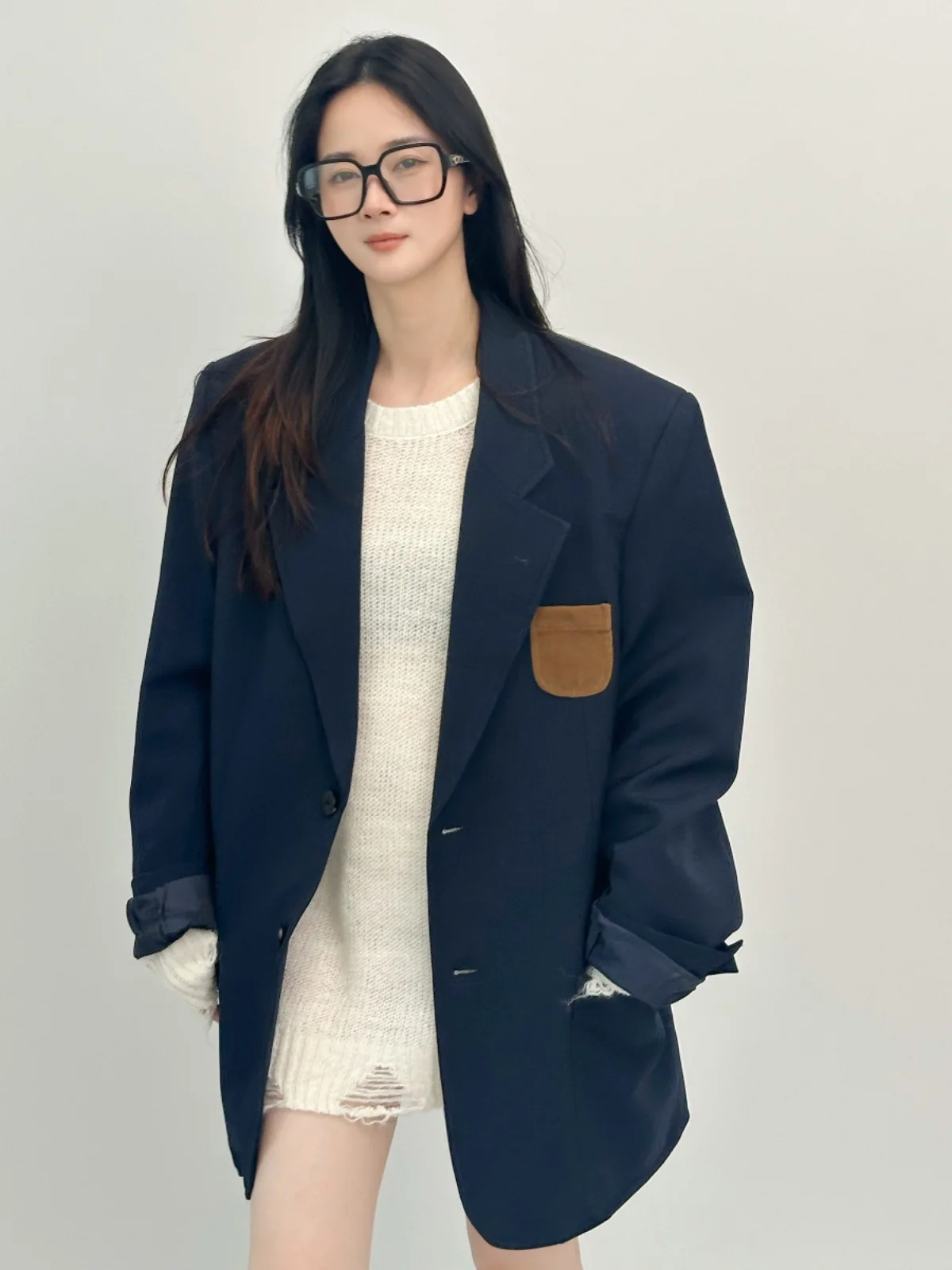 

Женский хлопковый костюм-двойка в винтажном стиле: свободный крой, универсальный классический дизайн, для работы и повседневной носки