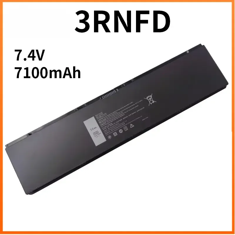 7.4V 7100mAh 3RNFD PFXCR 34GKR F38HT Laptop Battery for Dell Latitude 14 7000 Series P40G P40G002 Latitude E7470 E7440 E7450