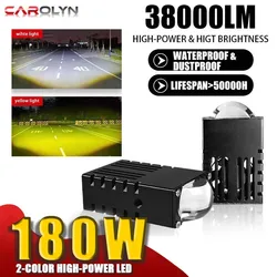 Led Headlight Bumper Fog Lamps Projector Mini Driving Light Auxiliary Lights For Car Motorcycle Bar Spotlights 5500K 3000k
