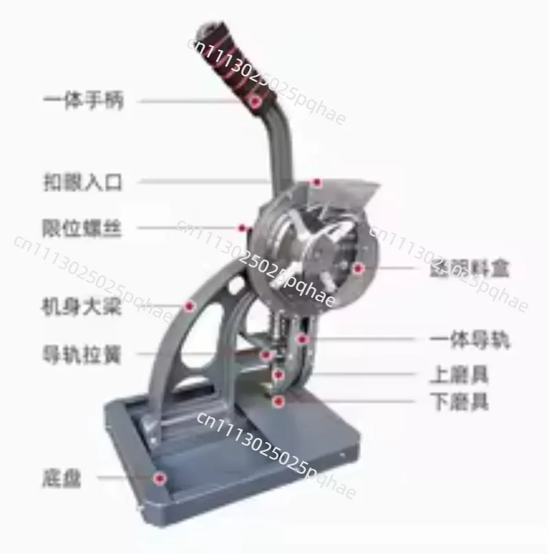 6mm semi-automatic buckle machine KT board PVC board buckle machine knife scraper lamp 5mm small corns buckle board