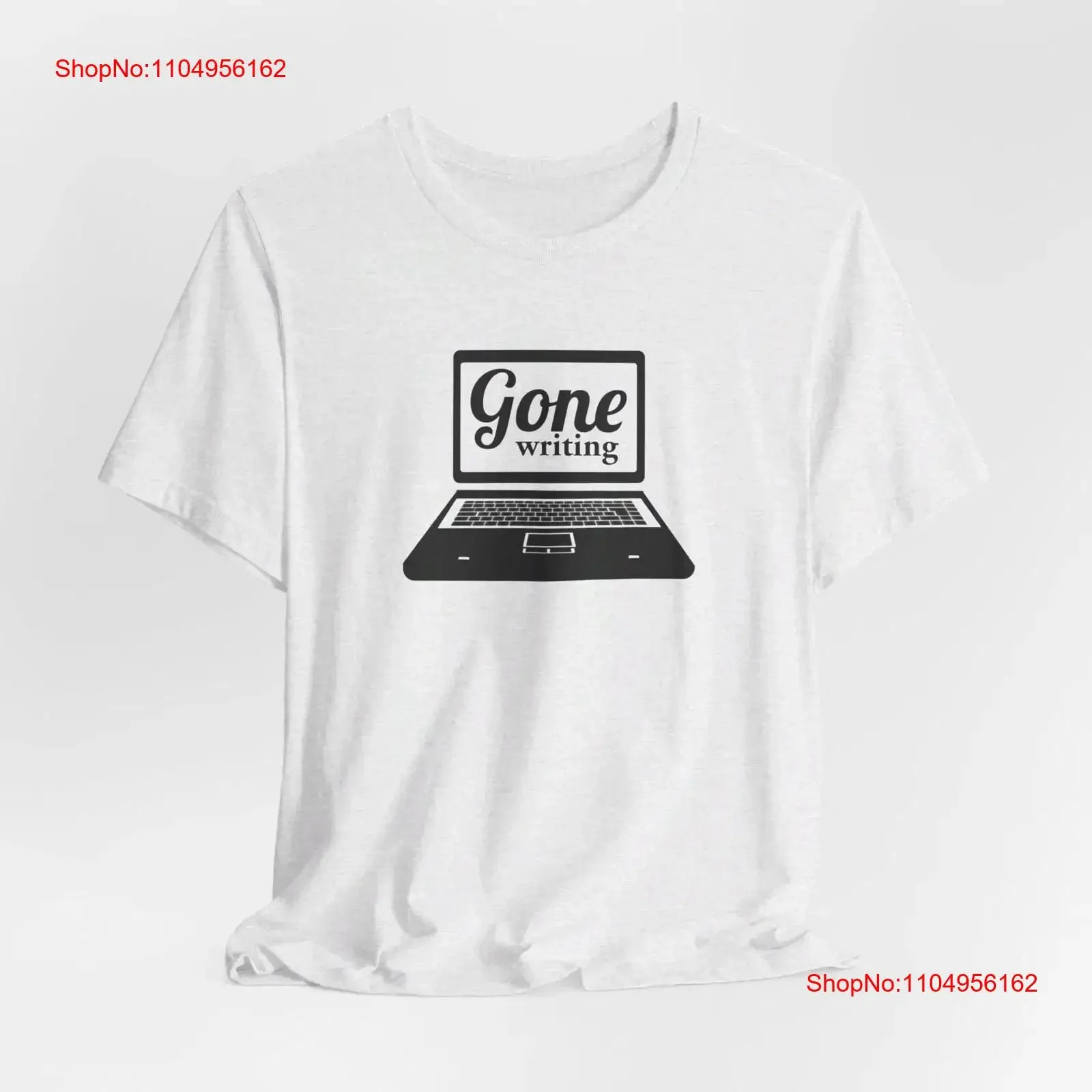 

Футболка для ноутбука Gone Writer Author for Book Novelist, литературный блоггер, винтажная стираная растянутая слегка мужская уличная одежда