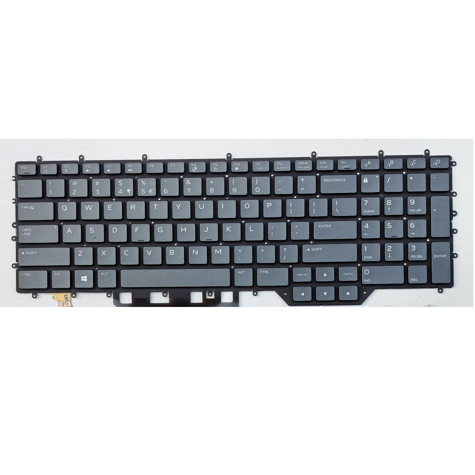 Laptop Keyboard for Dell Alienwre M17 R2 M17 R3 P37E P38E P45E RGB US Backlit Black
