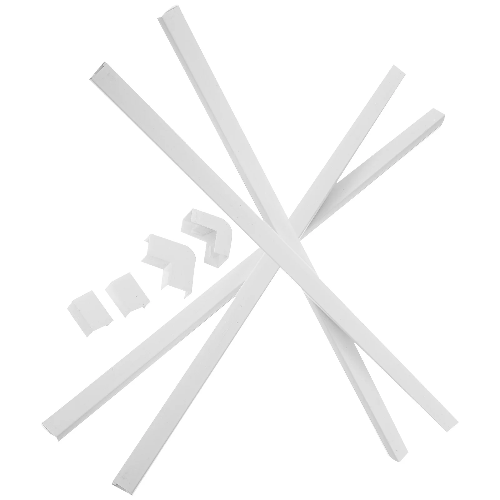 

1 Set Cable Hider Wall Strip Plastic Wire Cover For Mount Cord Concealer Hide Wires Along Wall Cable Management Solution