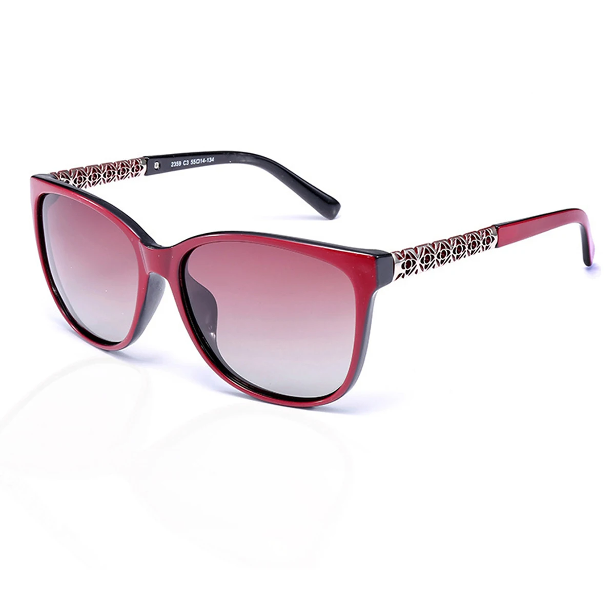 1/3 Stück polarisierte Damen-Sonnenbrille mit modischem TR-Memory-Rahmen. Die polarisierenden Sonnenbrillen für Damen sind einzigartig gestaltet, um vor UV 400 zu schützen – Detail 6