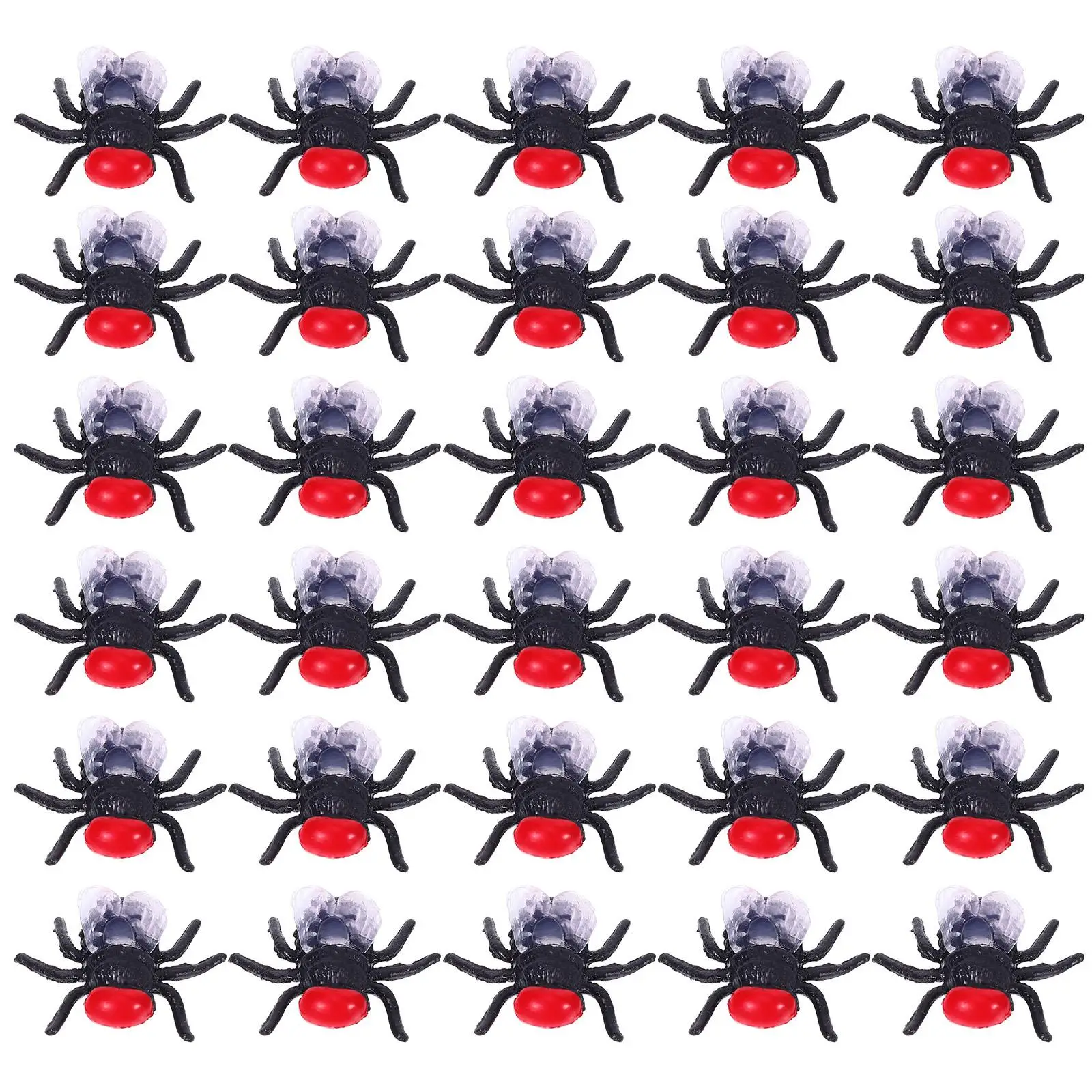 

50 шт. искусственный реквизит поддельные мухи Хэллоуин хитрый реквизит День дурака очаровательный