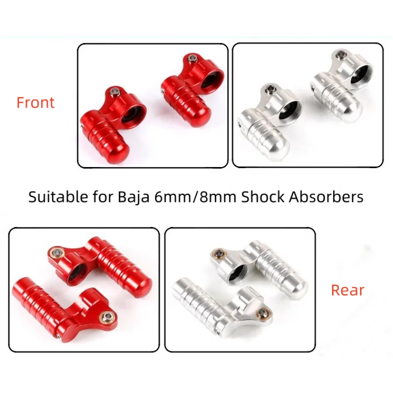 Baja Buggy und Truck Billet Aluminium Reservoir Piggy Back Shock Caps passend für Baja 5B 5T 5SC