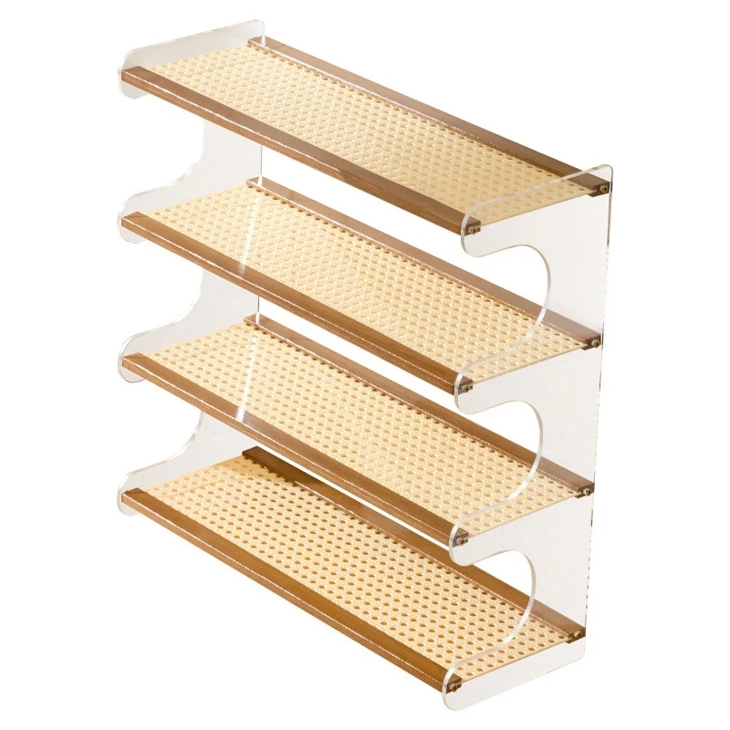 

Cabinet Artifact Storage Shelf Supplies Finishing Layered Multifunctional Shelf Kitchen Countertop Seasoning Cup Holder