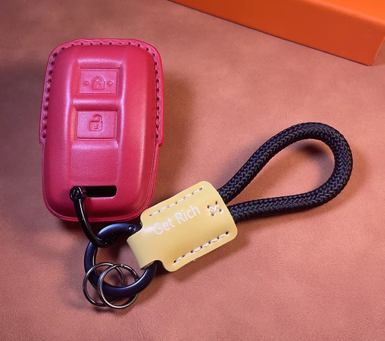 Autoschlüsseletui für Toyota Land Cruiser LC 70 71 76 78 79 LC70 LC71 LC76 LC78 LC79 Schlüsselanhänger-Abdeckung Shell-Halter Fob Bag Zubehör – Detail 14