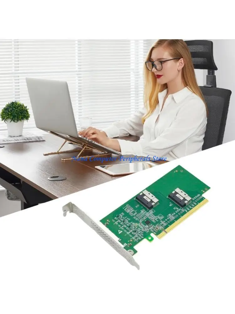 adaptateur-f68c-durabilite-pciexpress-x16-vers-2x-slimsas-sff-8654-8i-pour-extension