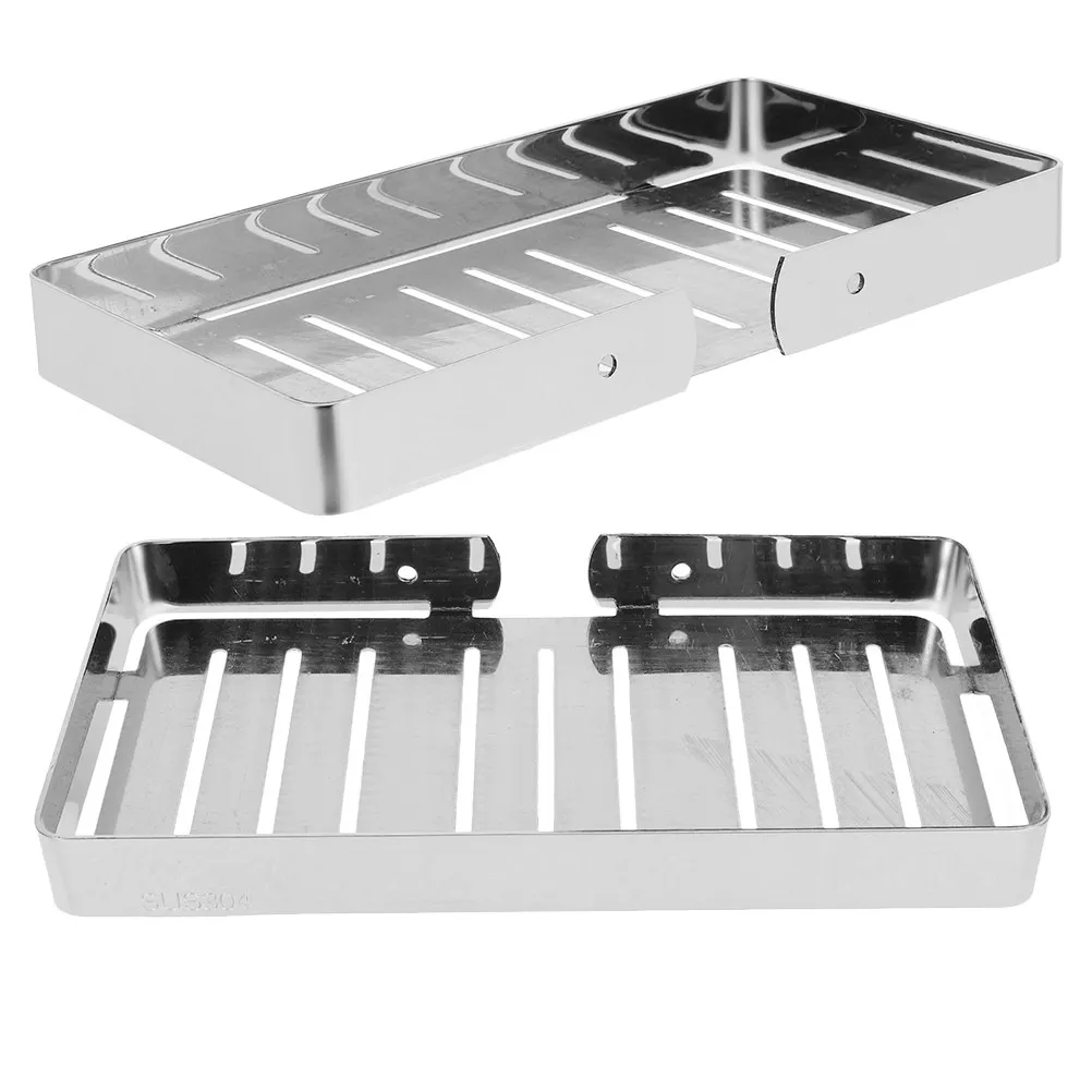 

1 Set Sink Soap Holder Self-Draining Soap Tray Soap Drain Holder Kitchen Cleaning Sponge Holder Soap Stand Bathroom Supply