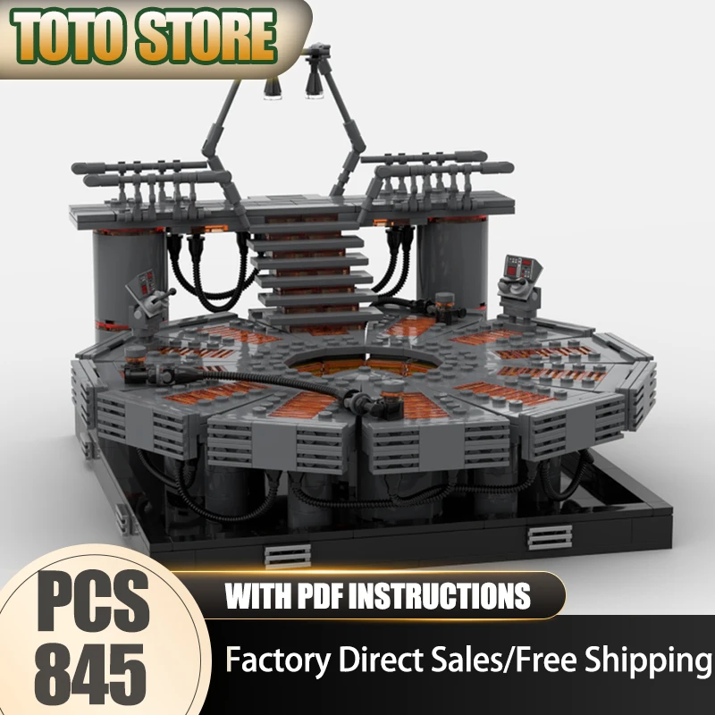 

Star Movie Moc Building Bricks Carbon-freezing Chamber Diorama Model Technology Blocks Christmas Set DIY Toy Construstion Gifts