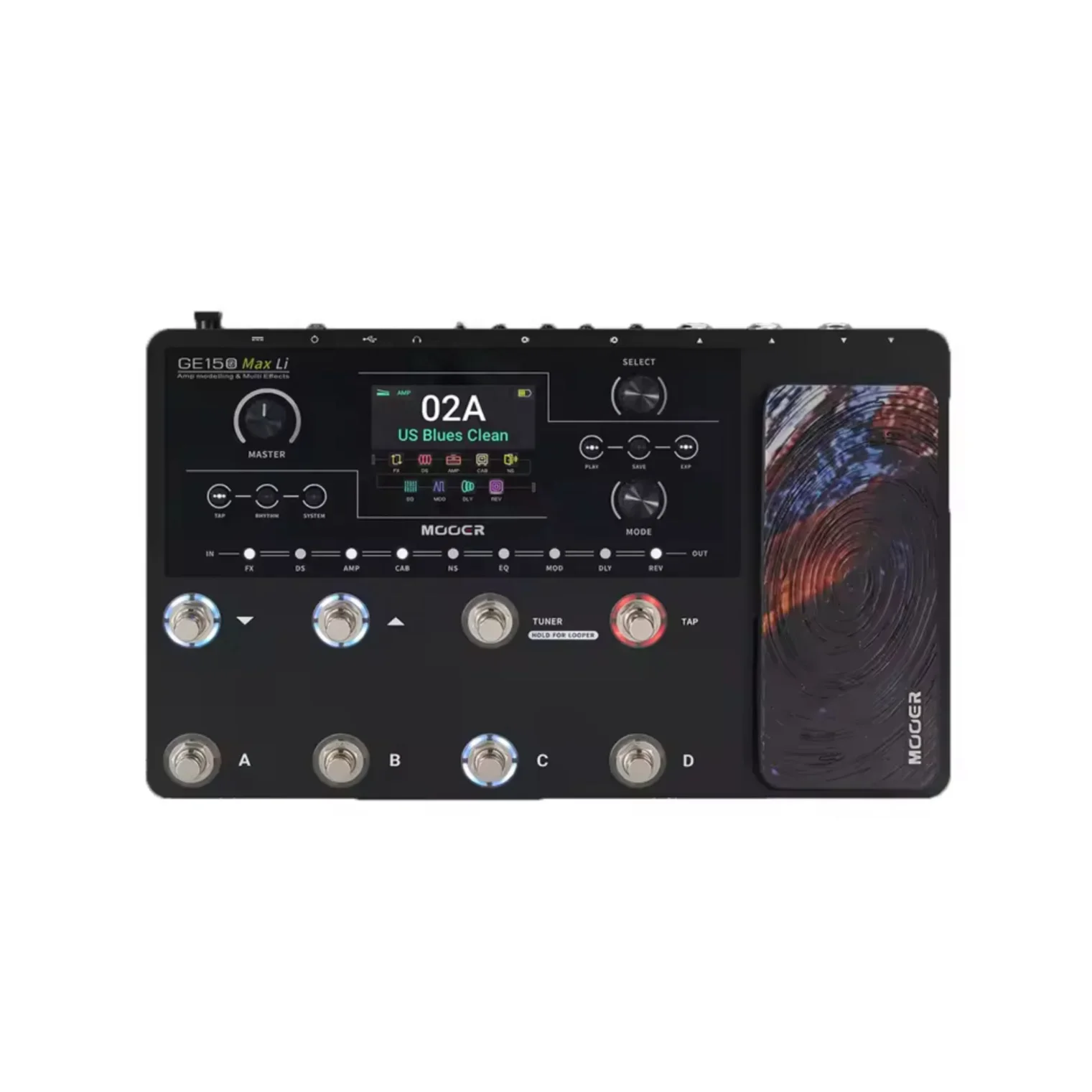 GE150 Max Li Multi Effects Processor - Guitar Pedal - Alt GP-200 for Gtr, Outdoor Stage