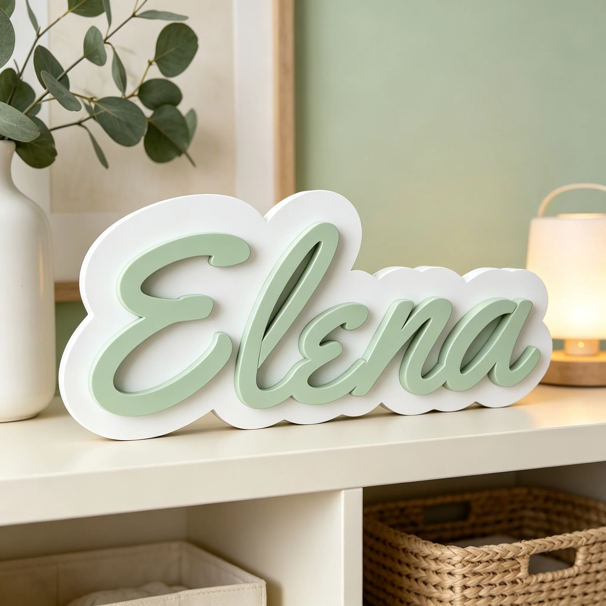 1pc Custom cartoon style PVC W - đánh giá và giá Desk Name Plate