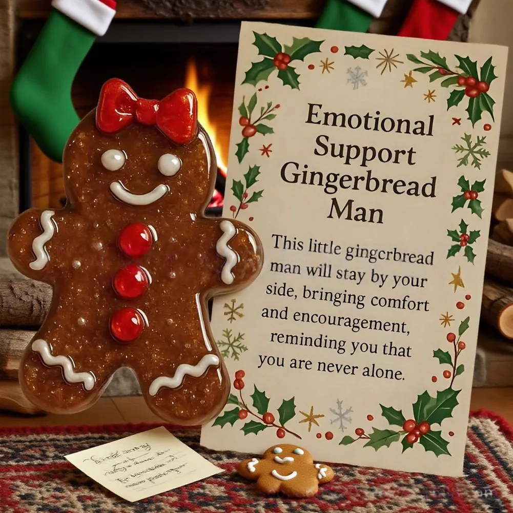 

Коричневая смола, мужской карманный обниматель с позитивной картой — милое мини-украшение на память для эмоциональной поддержки, подарок на осознанный подарок