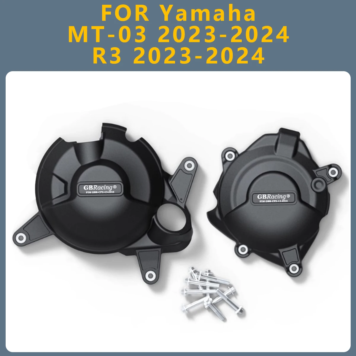 

Motorcycle Engine Cover Clutch Cover Protection Set Accessories FOR Yamaha MT-03 MT03 MT 03 R3 2023-2024