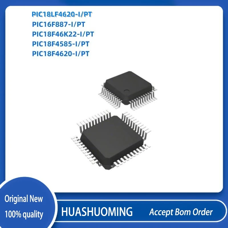 NEW 5Pcs/Lot PIC16F887-I /PT PIC18F46K22-I/PT  PIC18F46K22  PIC18F4585-I/PT PIC18F4585  PIC18F4620-I/PT  PIC18LF4620-I/PT  QFP44