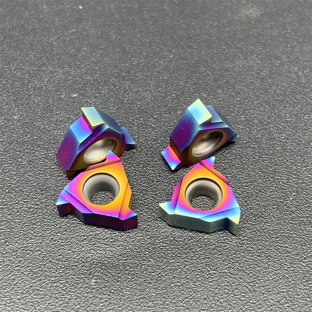 High quality MMT11IR AG60 LY7010 nano blue thread insert cemented carbide blade CNC tool blade 11IR AG60