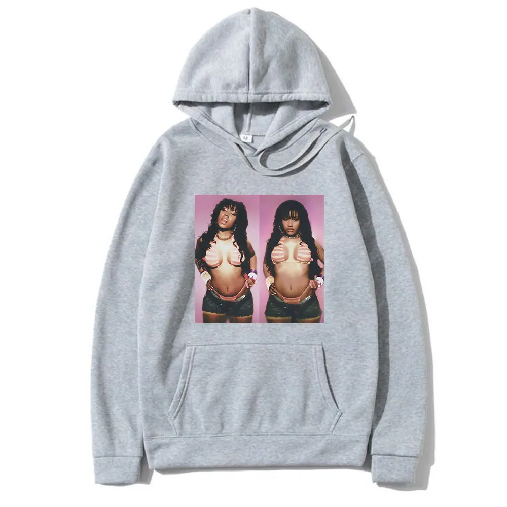 سترة بغطاء للرأس مطبوعة من مغني الراب نيكي مينا للرجال على طراز الهيب هوب للخريف ملابس غير رسمية بقلنسوة عصرية #5