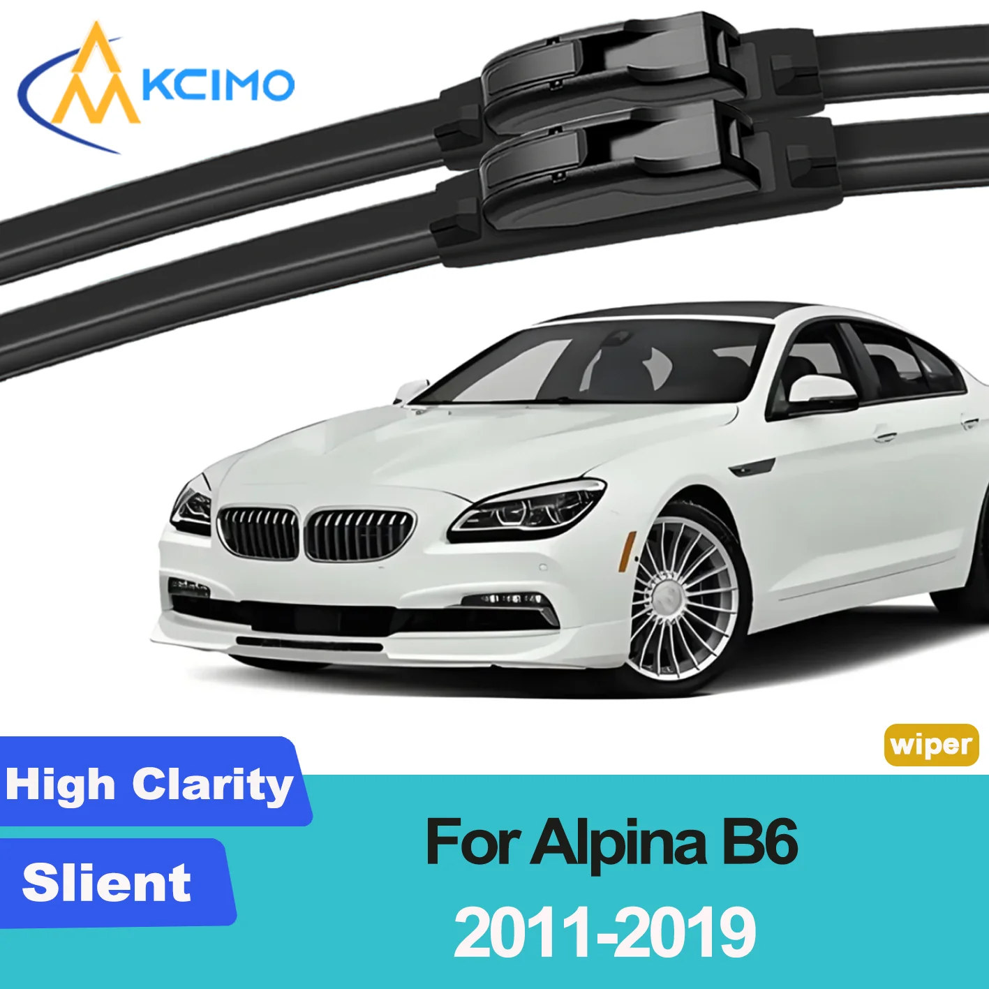 

2 шт. новые щетки стеклоочистителя для Alpina B6 F12 2011-2019, аксессуары для передних и лобовых стеклоочистителей 2019 2018 2017 2016 2015 2014