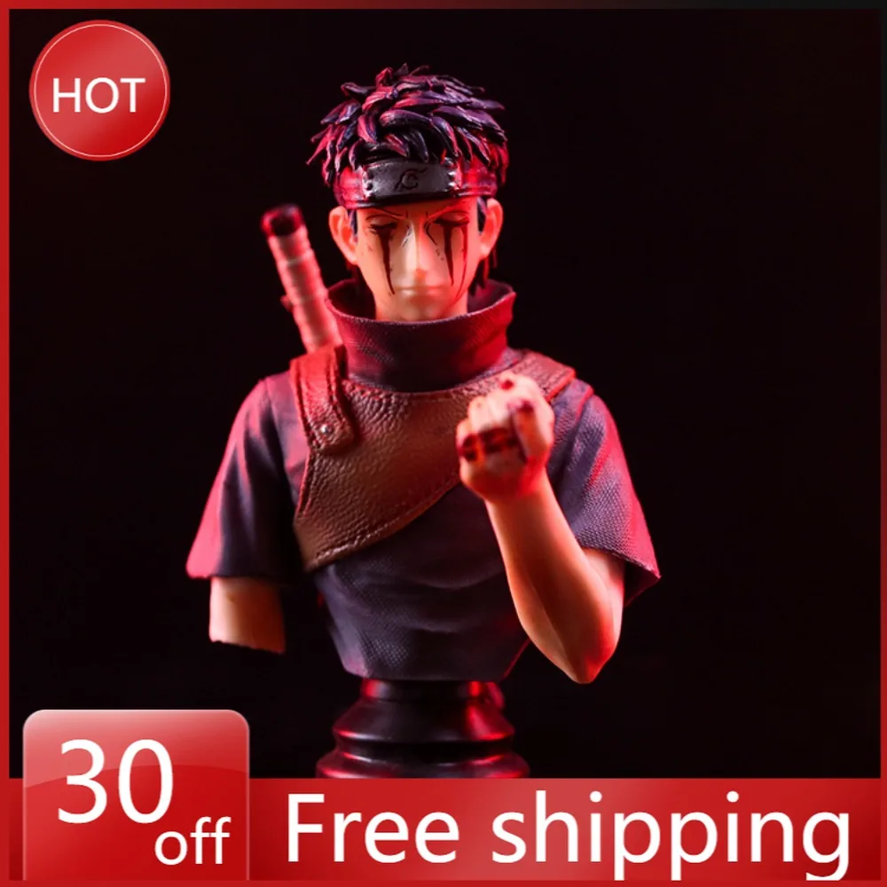 

11cm NARUTO Anime Figurines Uchiha Shisui Bust Anime Collection Model Desktop Ornament Decorations Holiday Gifts Children Toys