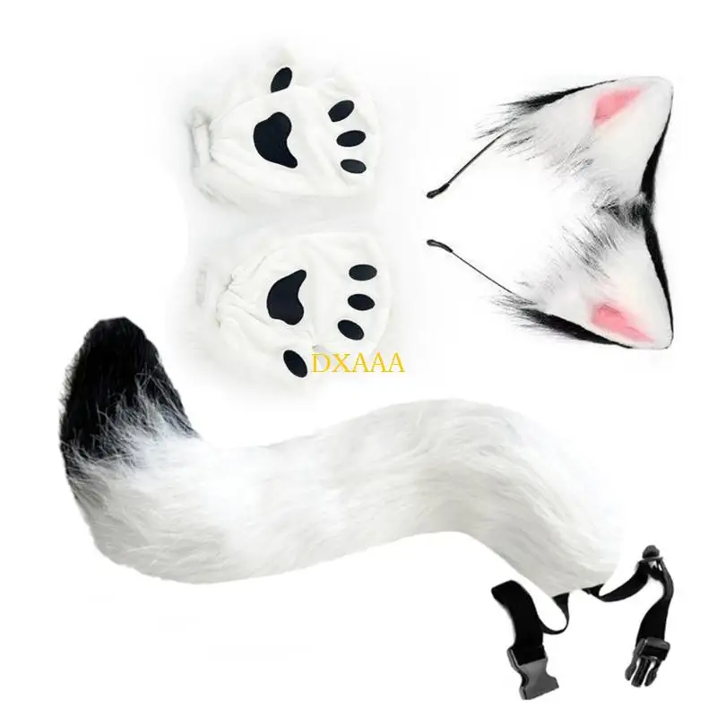 DXAA أحذية جميلة من الصوف خطة مفصلة ملابس مريحة متعددة الاستخدام بالإضافة إلى مواد حفلات الهالوين