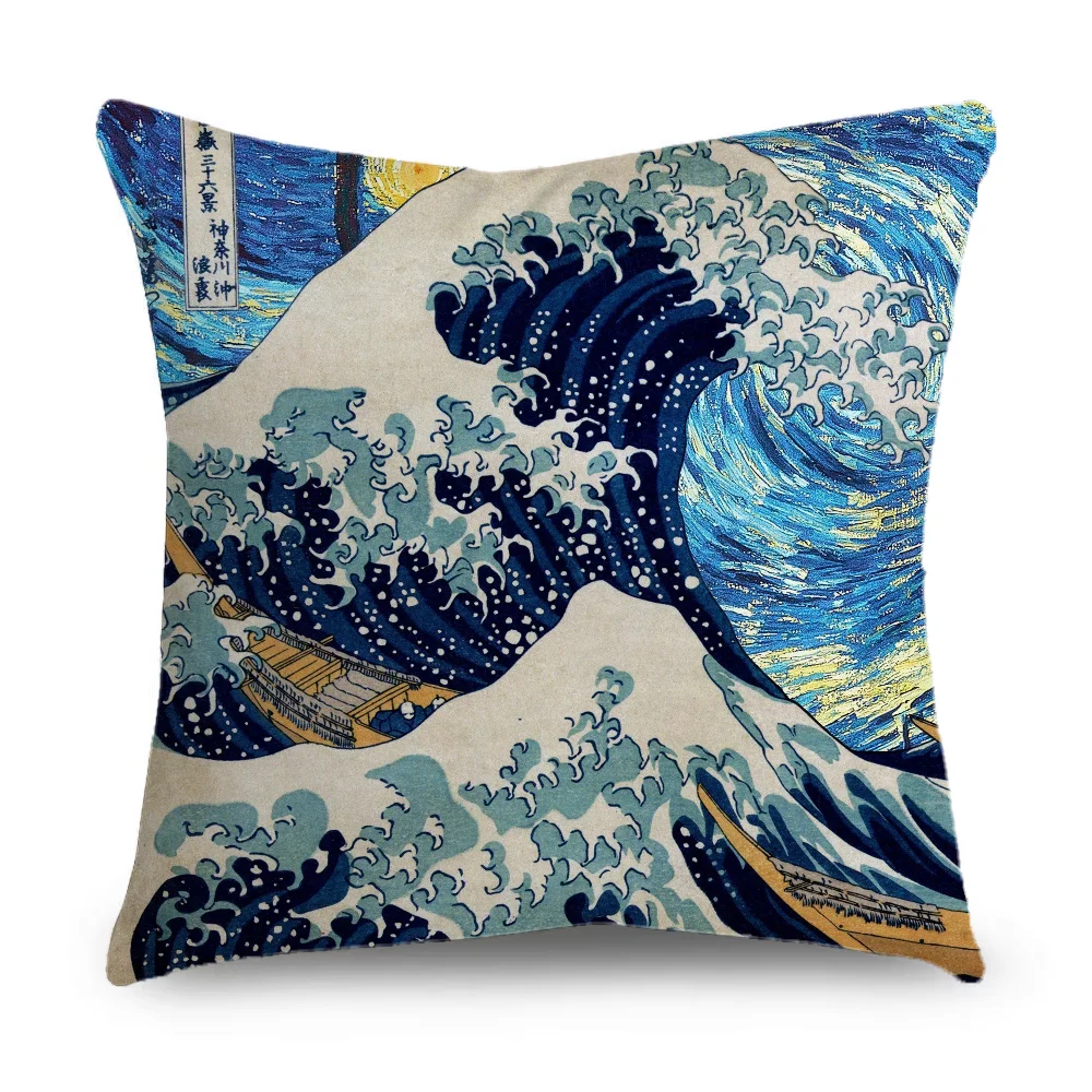 Van Gogh Pillow Case Pillowcase Home Sofa Cushions Car Cushions Pillowcover Office Pillowshell Pillow