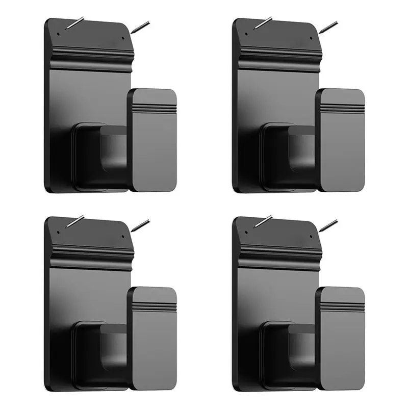 4 Pcs No Drill Curtain Rod Brackets For 5/8