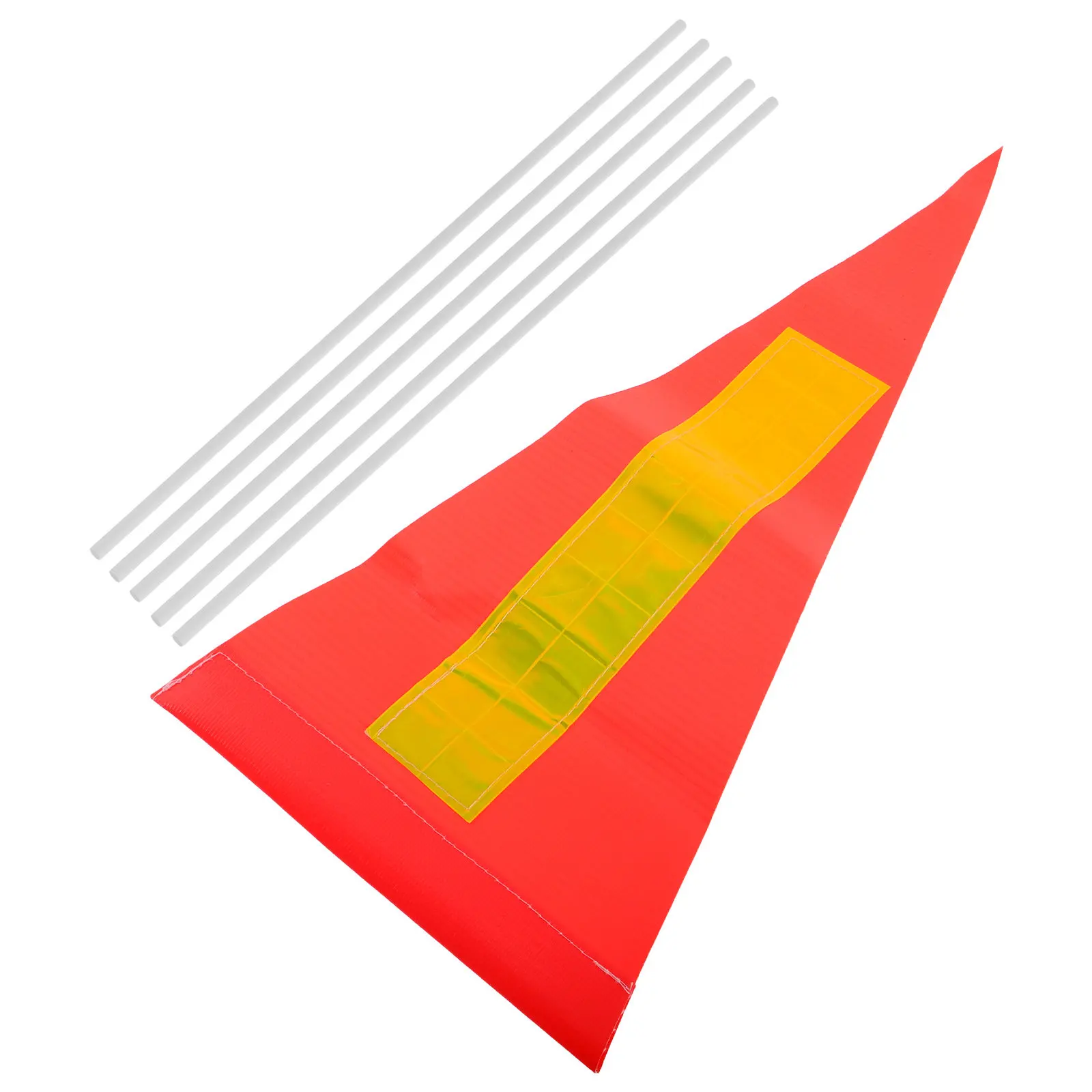 1Set Safety Flagpole High Visibility Tear-Resistant Bike Flag for Bicycles Drift Cars Outdoor Cycling Traffic