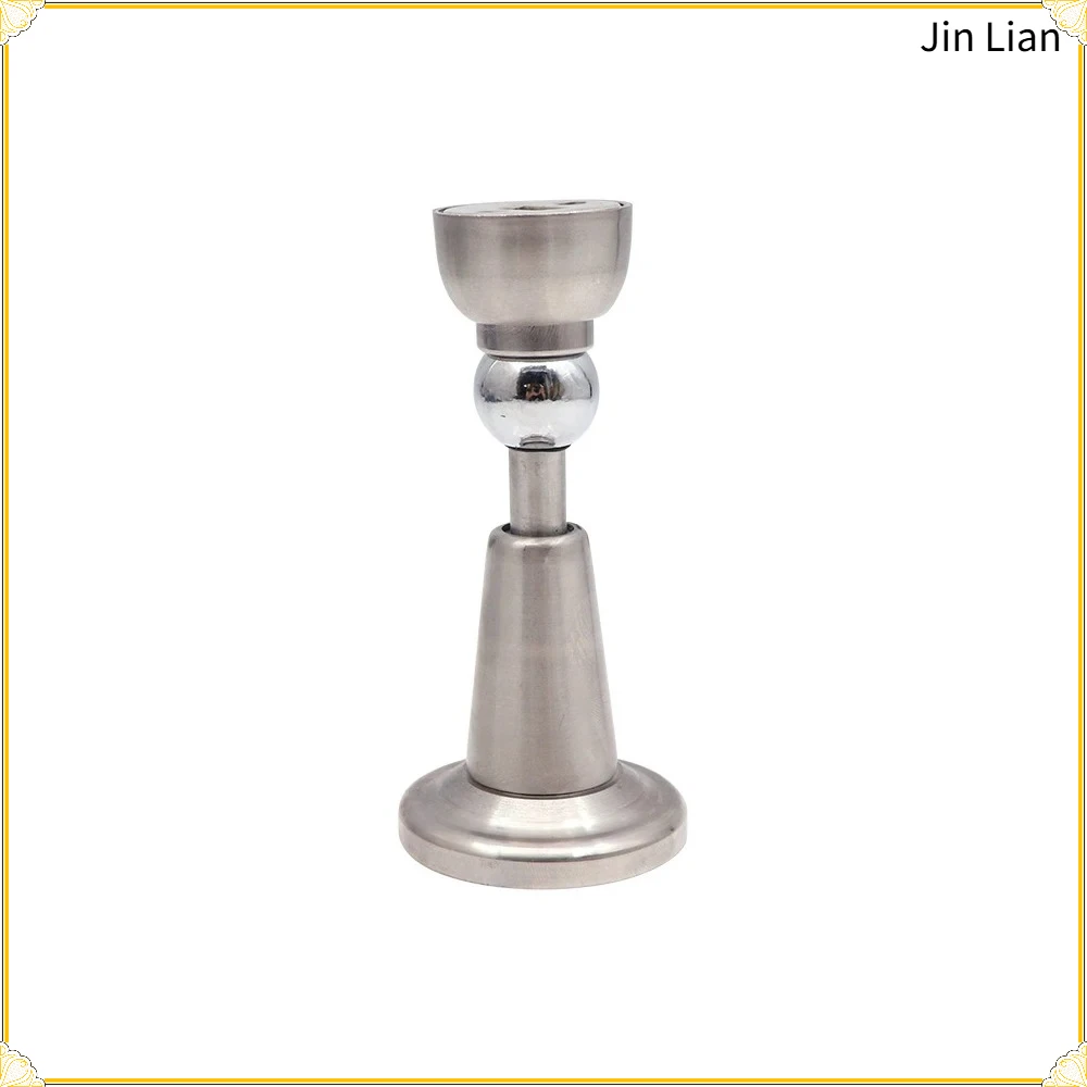 1pcs Stainless Steel Floor Door Stopper with Mouting Accessories Manegtic Door Stop Door Holder Hardware Parts