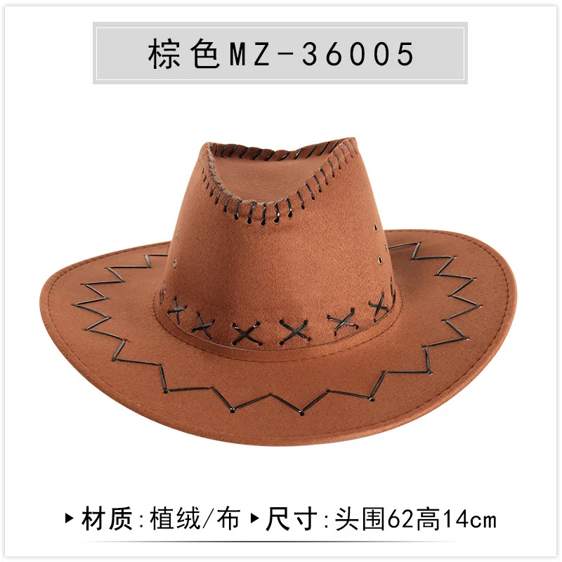 

1 Set Toddler Cowboy Costume Includes Cowgirl Hat Triangle Bandana Wild West Carnival Party Outfit Western Dress Up Accessories