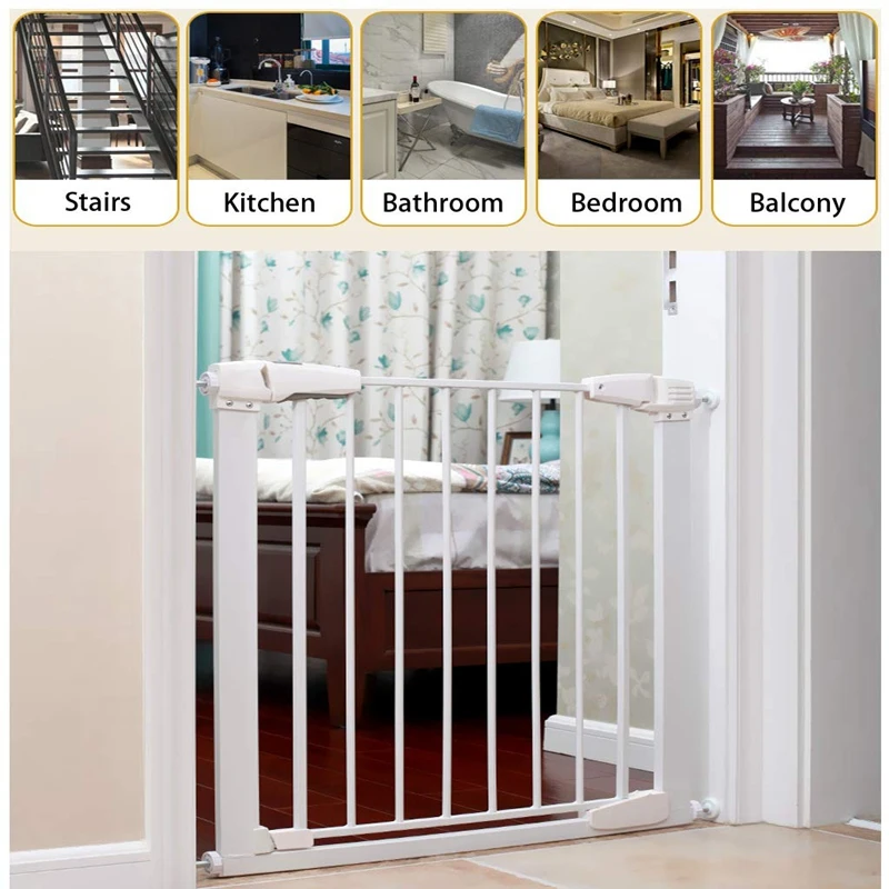 Gate Threaded Spindle Rod Parts Kit For Pet & Dog Pressure Mounted Safety Gates - Screws Rods Adapter Bolts