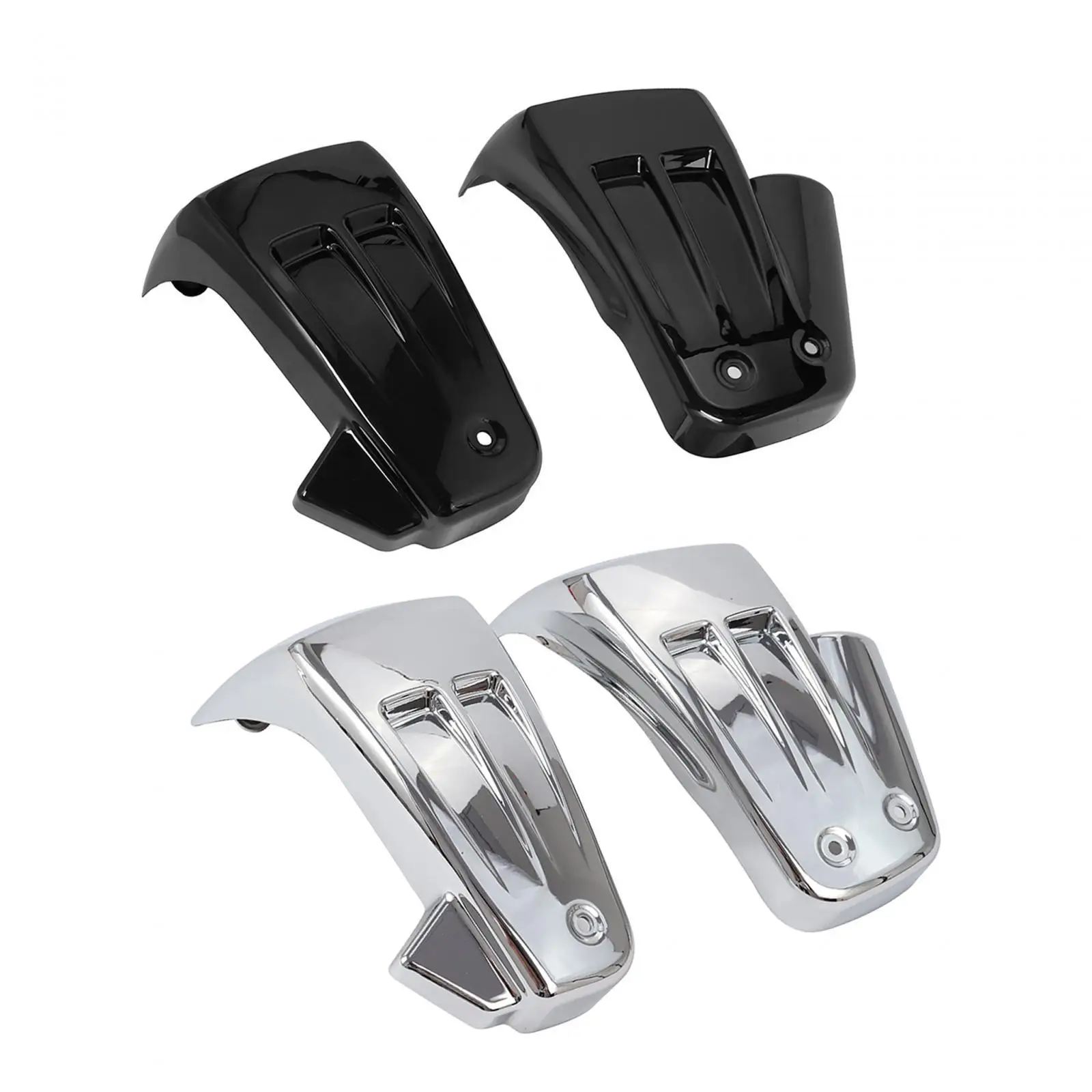 2 Pieces Motorcycle Side Battery Fairing Cover PP Guard for M8