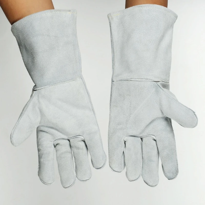 Sarung Tangan Las Durabilty untuk Tukang Las/Kue/Berkebun Sarung Tangan Bengkel Kulit Drop Shipping