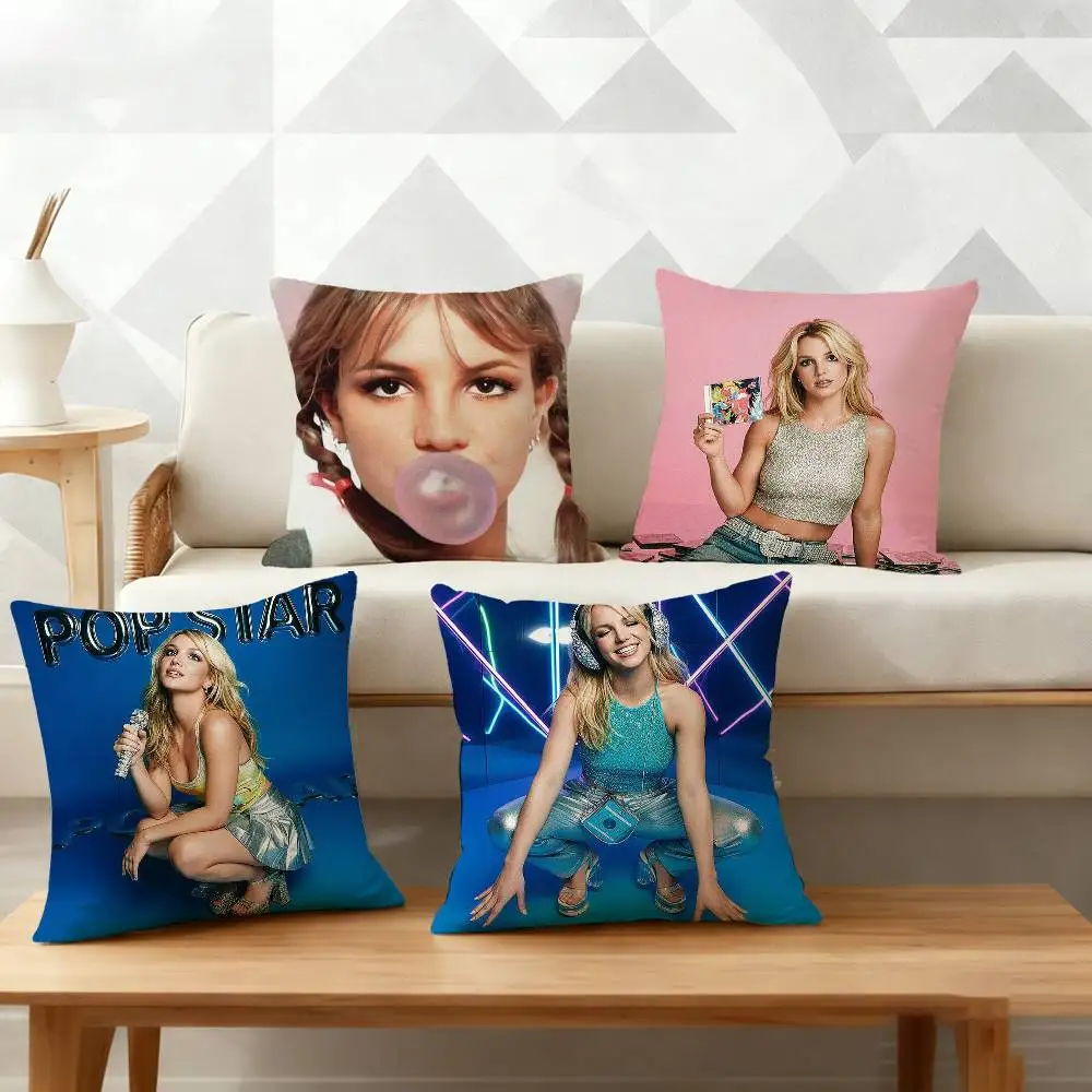 

Princess of Pop B-Britney Spears Pillow Case Cushion Cover Throw Pillow Case For Car Sofa